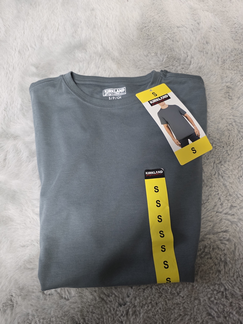 Kirkland Signature Short Sleeve Tee - Slate Gray